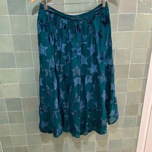 ANTROPOLOGIE / MAEVE / Midi-Green Skirt / Size S